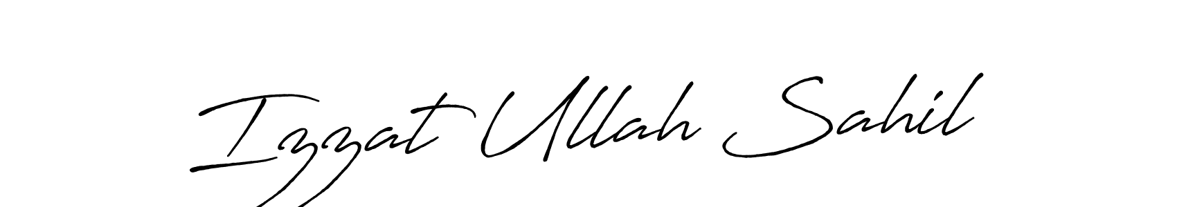 Here are the top 10 professional signature styles for the name Izzat Ullah Sahil. These are the best autograph styles you can use for your name. Izzat Ullah Sahil signature style 7 images and pictures png