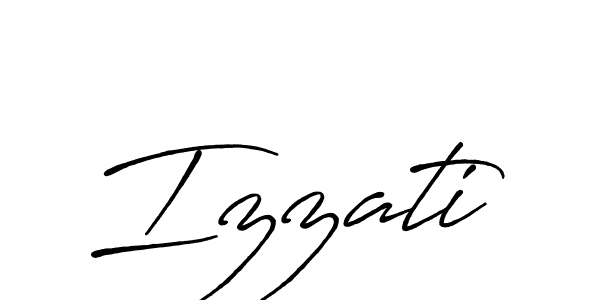 if you are searching for the best signature style for your name Izzati. so please give up your signature search. here we have designed multiple signature styles  using Antro_Vectra_Bolder. Izzati signature style 7 images and pictures png