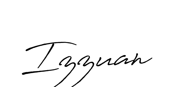 Also we have Izzuan name is the best signature style. Create professional handwritten signature collection using Antro_Vectra_Bolder autograph style. Izzuan signature style 7 images and pictures png