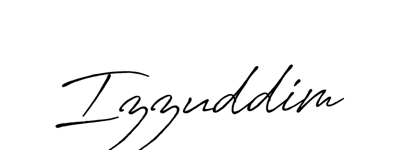 The best way (Antro_Vectra_Bolder) to make a short signature is to pick only two or three words in your name. The name Izzuddim include a total of six letters. For converting this name. Izzuddim signature style 7 images and pictures png