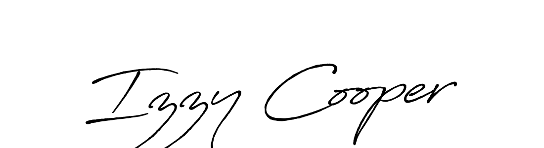 The best way (Antro_Vectra_Bolder) to make a short signature is to pick only two or three words in your name. The name Izzy Cooper include a total of six letters. For converting this name. Izzy Cooper signature style 7 images and pictures png