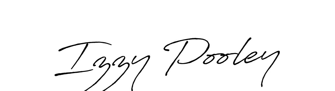 You should practise on your own different ways (Antro_Vectra_Bolder) to write your name (Izzy Pooley) in signature. don't let someone else do it for you. Izzy Pooley signature style 7 images and pictures png