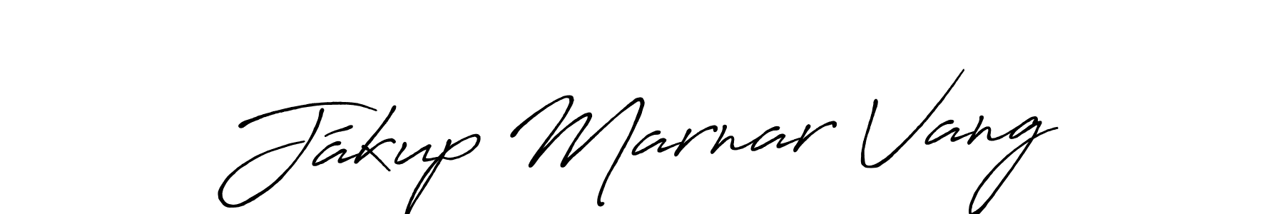 Use a signature maker to create a handwritten signature online. With this signature software, you can design (Antro_Vectra_Bolder) your own signature for name Jákup Marnar Vang. Jákup Marnar Vang signature style 7 images and pictures png