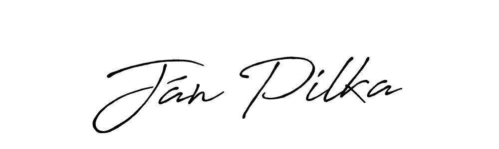 Create a beautiful signature design for name Ján Pilka. With this signature (Antro_Vectra_Bolder) fonts, you can make a handwritten signature for free. Ján Pilka signature style 7 images and pictures png