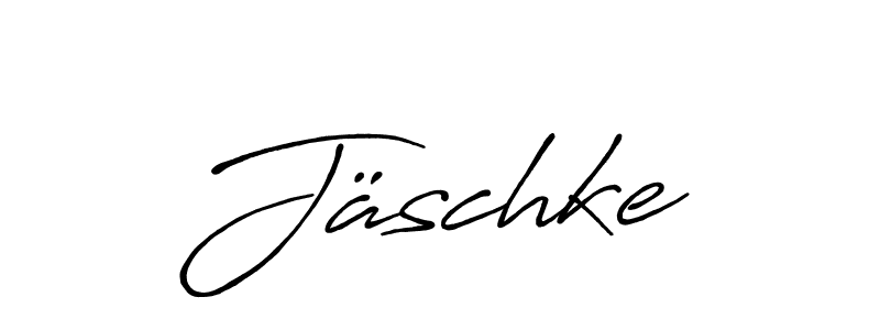 How to make Jäschke signature? Antro_Vectra_Bolder is a professional autograph style. Create handwritten signature for Jäschke name. Jäschke signature style 7 images and pictures png