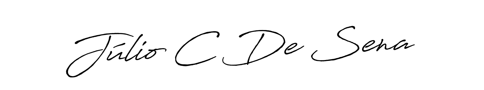 Also we have Júlio C De Sena name is the best signature style. Create professional handwritten signature collection using Antro_Vectra_Bolder autograph style. Júlio C De Sena signature style 7 images and pictures png