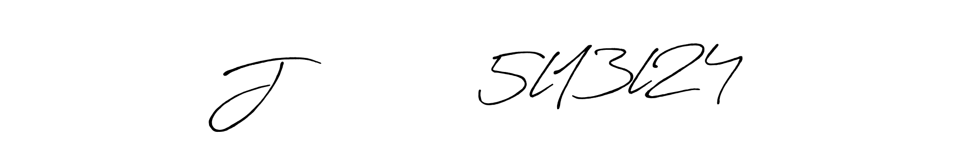 Design your own signature with our free online signature maker. With this signature software, you can create a handwritten (Antro_Vectra_Bolder) signature for name J           5l13l24. J           5l13l24 signature style 7 images and pictures png