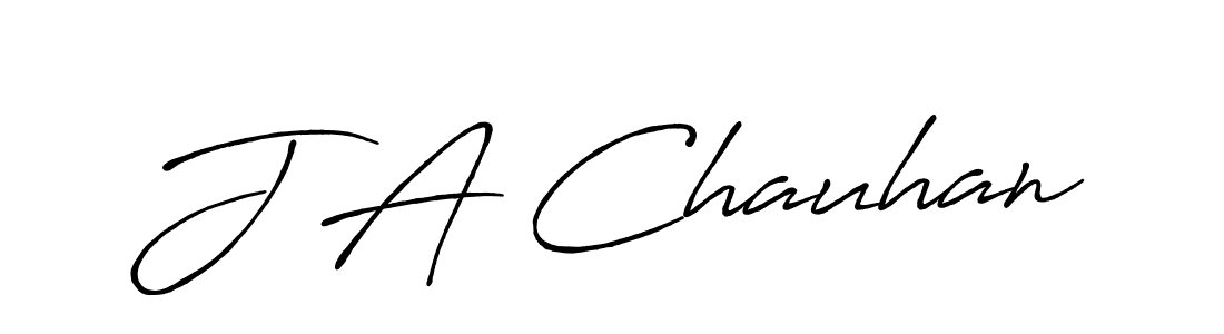 Here are the top 10 professional signature styles for the name J A Chauhan. These are the best autograph styles you can use for your name. J A Chauhan signature style 7 images and pictures png