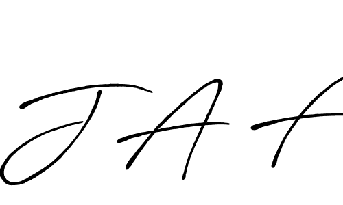 J A F stylish signature style. Best Handwritten Sign (Antro_Vectra_Bolder) for my name. Handwritten Signature Collection Ideas for my name J A F. J A F signature style 7 images and pictures png