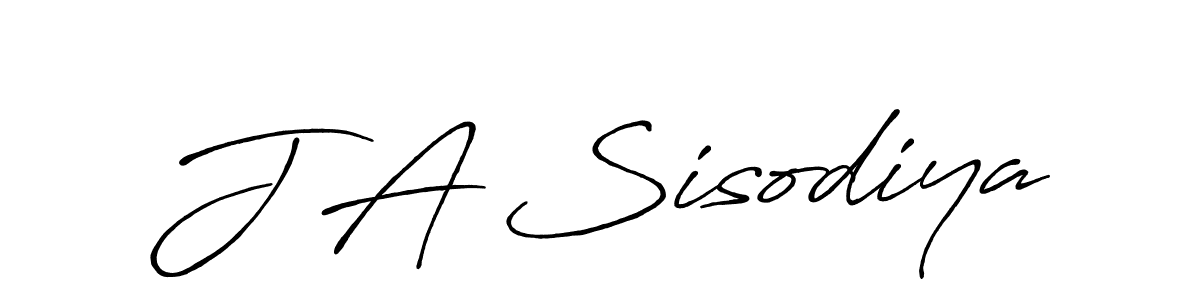 Antro_Vectra_Bolder is a professional signature style that is perfect for those who want to add a touch of class to their signature. It is also a great choice for those who want to make their signature more unique. Get J A Sisodiya name to fancy signature for free. J A Sisodiya signature style 7 images and pictures png