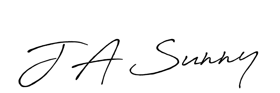 You should practise on your own different ways (Antro_Vectra_Bolder) to write your name (J A Sunny) in signature. don't let someone else do it for you. J A Sunny signature style 7 images and pictures png