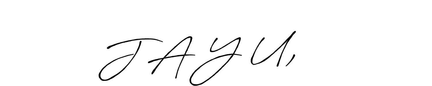 The best way (Antro_Vectra_Bolder) to make a short signature is to pick only two or three words in your name. The name J A Y U, ×͜× include a total of six letters. For converting this name. J A Y U, ×͜× signature style 7 images and pictures png