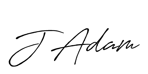 Make a beautiful signature design for name J Adam. With this signature (Antro_Vectra_Bolder) style, you can create a handwritten signature for free. J Adam signature style 7 images and pictures png