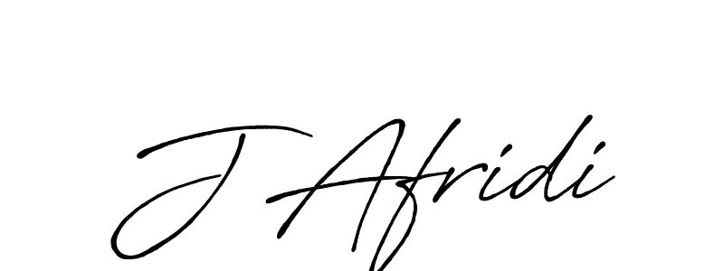Also we have J Afridi name is the best signature style. Create professional handwritten signature collection using Antro_Vectra_Bolder autograph style. J Afridi signature style 7 images and pictures png