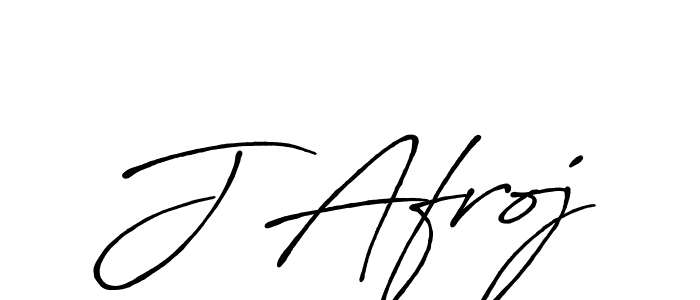 Create a beautiful signature design for name J Afroj. With this signature (Antro_Vectra_Bolder) fonts, you can make a handwritten signature for free. J Afroj signature style 7 images and pictures png