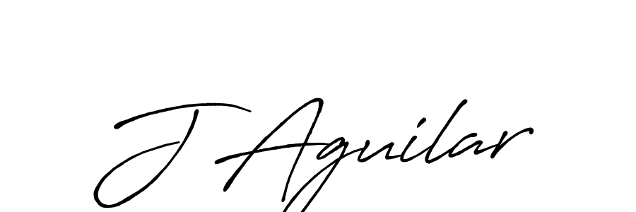 Also we have J Aguilar name is the best signature style. Create professional handwritten signature collection using Antro_Vectra_Bolder autograph style. J Aguilar signature style 7 images and pictures png