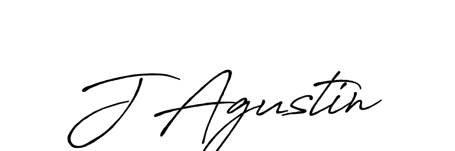 Also we have J Agustin name is the best signature style. Create professional handwritten signature collection using Antro_Vectra_Bolder autograph style. J Agustin signature style 7 images and pictures png