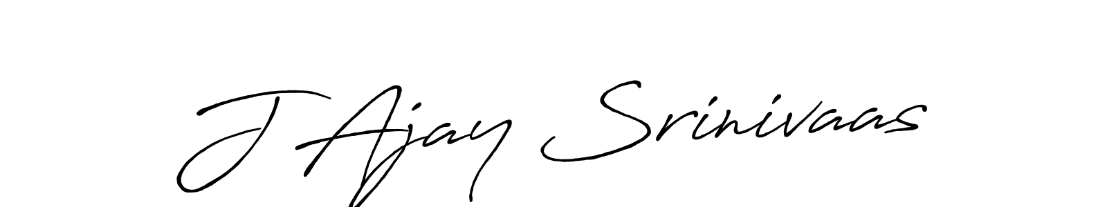 Design your own signature with our free online signature maker. With this signature software, you can create a handwritten (Antro_Vectra_Bolder) signature for name J Ajay Srinivaas. J Ajay Srinivaas signature style 7 images and pictures png