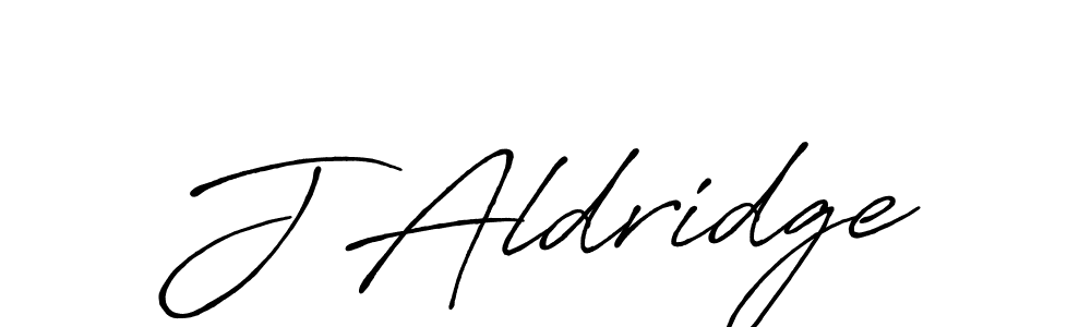 Make a beautiful signature design for name J Aldridge. With this signature (Antro_Vectra_Bolder) style, you can create a handwritten signature for free. J Aldridge signature style 7 images and pictures png