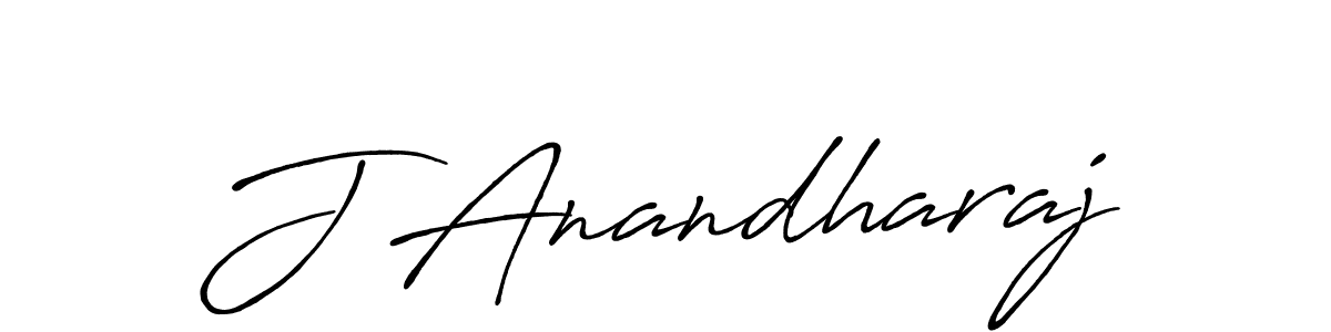 Use a signature maker to create a handwritten signature online. With this signature software, you can design (Antro_Vectra_Bolder) your own signature for name J Anandharaj. J Anandharaj signature style 7 images and pictures png