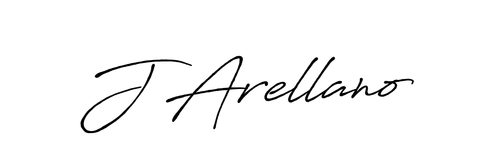 Design your own signature with our free online signature maker. With this signature software, you can create a handwritten (Antro_Vectra_Bolder) signature for name J Arellano. J Arellano signature style 7 images and pictures png