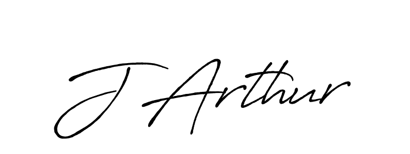 How to make J Arthur name signature. Use Antro_Vectra_Bolder style for creating short signs online. This is the latest handwritten sign. J Arthur signature style 7 images and pictures png