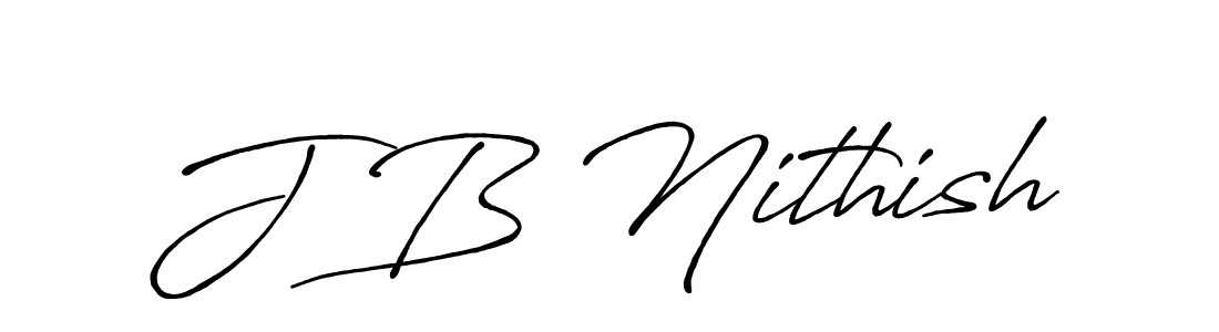 Once you've used our free online signature maker to create your best signature Antro_Vectra_Bolder style, it's time to enjoy all of the benefits that J B Nithish name signing documents. J B Nithish signature style 7 images and pictures png