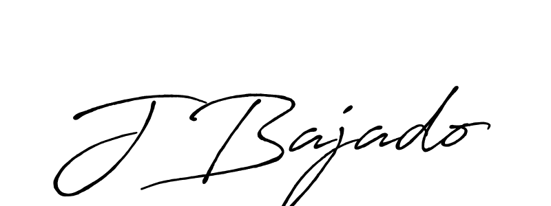 How to make J Bajado signature? Antro_Vectra_Bolder is a professional autograph style. Create handwritten signature for J Bajado name. J Bajado signature style 7 images and pictures png