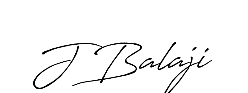 Also we have J Balaji name is the best signature style. Create professional handwritten signature collection using Antro_Vectra_Bolder autograph style. J Balaji signature style 7 images and pictures png
