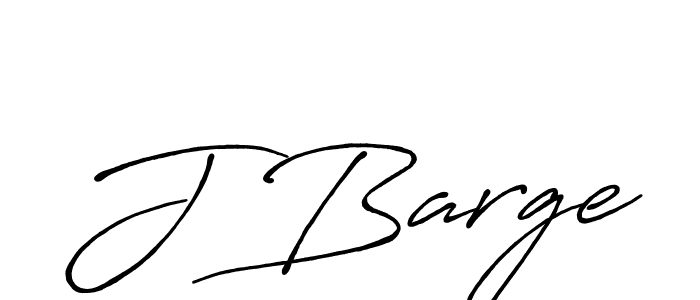 Create a beautiful signature design for name J Barge. With this signature (Antro_Vectra_Bolder) fonts, you can make a handwritten signature for free. J Barge signature style 7 images and pictures png