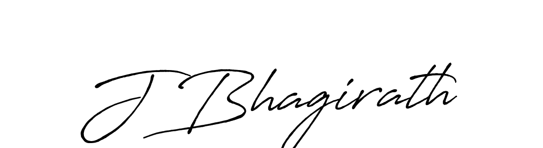 Make a beautiful signature design for name J Bhagirath. With this signature (Antro_Vectra_Bolder) style, you can create a handwritten signature for free. J Bhagirath signature style 7 images and pictures png