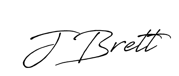 Create a beautiful signature design for name J Brett. With this signature (Antro_Vectra_Bolder) fonts, you can make a handwritten signature for free. J Brett signature style 7 images and pictures png
