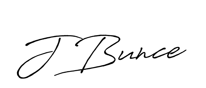 How to make J Bunce signature? Antro_Vectra_Bolder is a professional autograph style. Create handwritten signature for J Bunce name. J Bunce signature style 7 images and pictures png