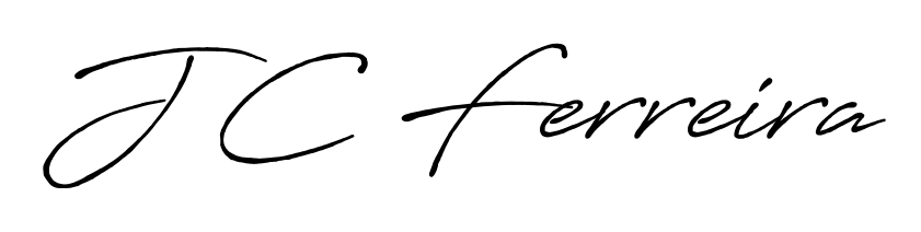 Elevate your brand with a stunning J C Ferreira eSignature. The Antro_Vectra_Bolder style provides a balanced, flowing aesthetic for everyday signing. J C Ferreira signature style 7 images and pictures png