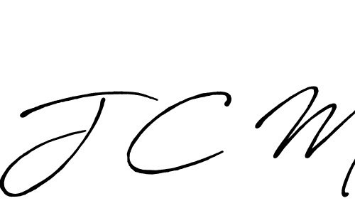 You should practise on your own different ways (Antro_Vectra_Bolder) to write your name (J C M) in signature. don't let someone else do it for you. J C M signature style 7 images and pictures png