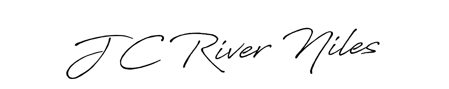 Best and Professional Signature Style for J C River Niles. Antro_Vectra_Bolder Best Signature Style Collection. J C River Niles signature style 7 images and pictures png