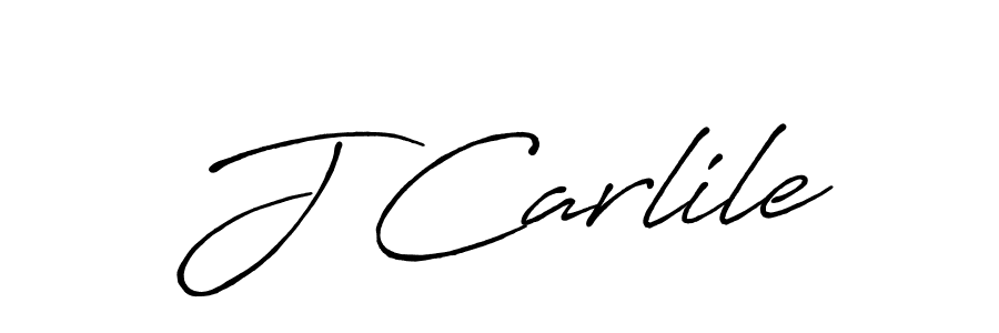 Make a beautiful signature design for name J Carlile. With this signature (Antro_Vectra_Bolder) style, you can create a handwritten signature for free. J Carlile signature style 7 images and pictures png