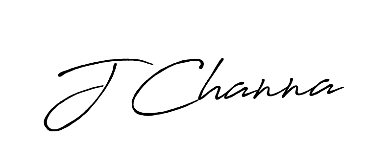 The best way (Antro_Vectra_Bolder) to make a short signature is to pick only two or three words in your name. The name J Channa include a total of six letters. For converting this name. J Channa signature style 7 images and pictures png