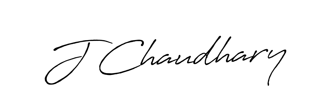Make a beautiful signature design for name J Chaudhary. Use this online signature maker to create a handwritten signature for free. J Chaudhary signature style 7 images and pictures png