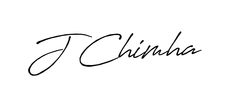 How to make J Chimha signature? Antro_Vectra_Bolder is a professional autograph style. Create handwritten signature for J Chimha name. J Chimha signature style 7 images and pictures png