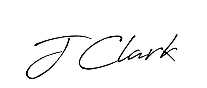 Make a beautiful signature design for name J Clark. With this signature (Antro_Vectra_Bolder) style, you can create a handwritten signature for free. J Clark signature style 7 images and pictures png