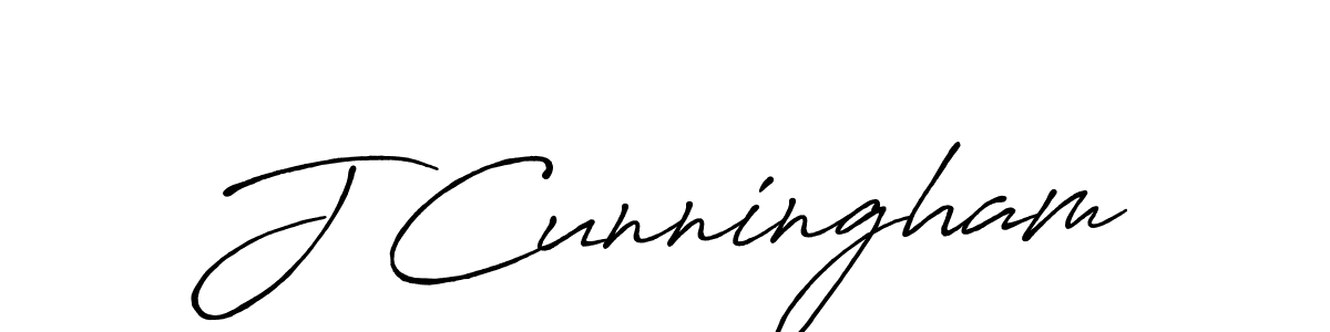 How to make J Cunningham name signature. Use Antro_Vectra_Bolder style for creating short signs online. This is the latest handwritten sign. J Cunningham signature style 7 images and pictures png