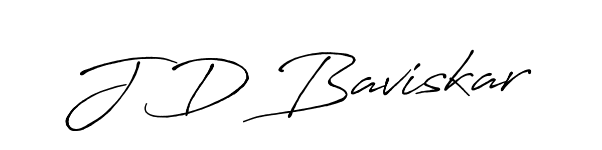 Antro_Vectra_Bolder is a professional signature style that is perfect for those who want to add a touch of class to their signature. It is also a great choice for those who want to make their signature more unique. Get J D Baviskar name to fancy signature for free. J D Baviskar signature style 7 images and pictures png
