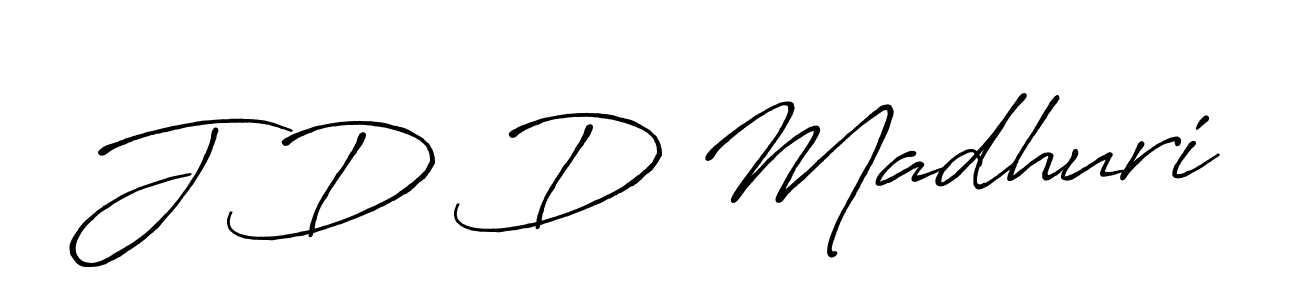 Antro_Vectra_Bolder is a professional signature style that is perfect for those who want to add a touch of class to their signature. It is also a great choice for those who want to make their signature more unique. Get J D D Madhuri name to fancy signature for free. J D D Madhuri signature style 7 images and pictures png