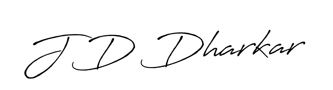 Antro_Vectra_Bolder is a professional signature style that is perfect for those who want to add a touch of class to their signature. It is also a great choice for those who want to make their signature more unique. Get J D Dharkar name to fancy signature for free. J D Dharkar signature style 7 images and pictures png