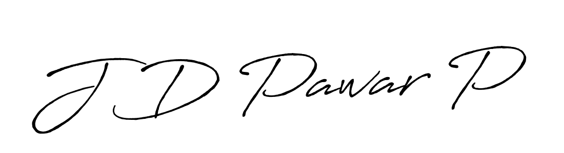J D Pawar P stylish signature style. Best Handwritten Sign (Antro_Vectra_Bolder) for my name. Handwritten Signature Collection Ideas for my name J D Pawar P. J D Pawar P signature style 7 images and pictures png
