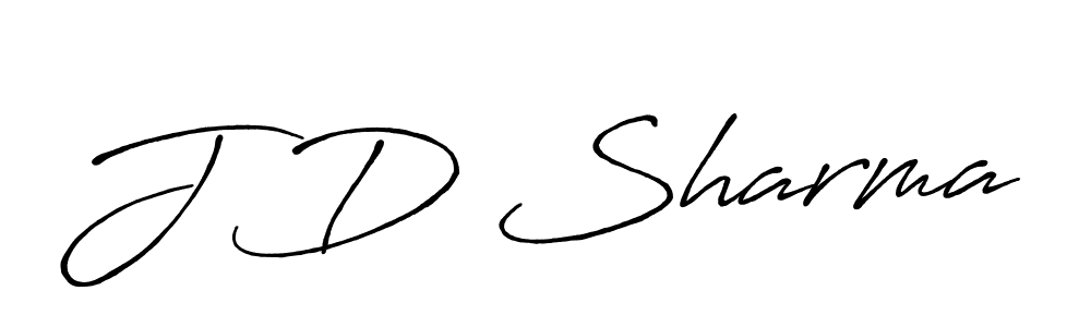 Make a beautiful signature design for name J D Sharma. With this signature (Antro_Vectra_Bolder) style, you can create a handwritten signature for free. J D Sharma signature style 7 images and pictures png