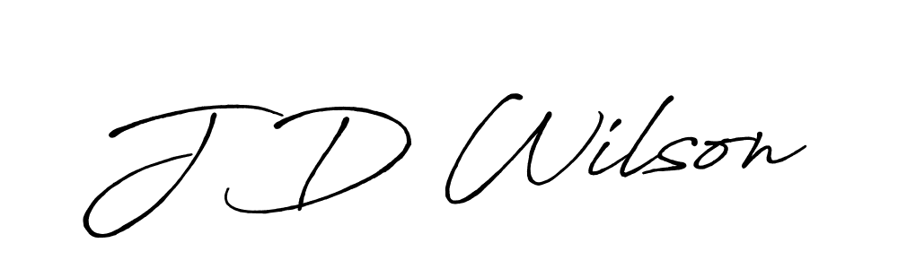 The best way (Antro_Vectra_Bolder) to make a short signature is to pick only two or three words in your name. The name J D Wilson include a total of six letters. For converting this name. J D Wilson signature style 7 images and pictures png