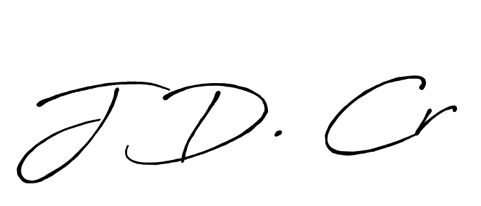 It looks lik you need a new signature style for name J D. Cr. Design unique handwritten (Antro_Vectra_Bolder) signature with our free signature maker in just a few clicks. J D. Cr signature style 7 images and pictures png