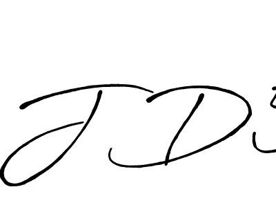 J D5 stylish signature style. Best Handwritten Sign (Antro_Vectra_Bolder) for my name. Handwritten Signature Collection Ideas for my name J D5. J D5 signature style 7 images and pictures png